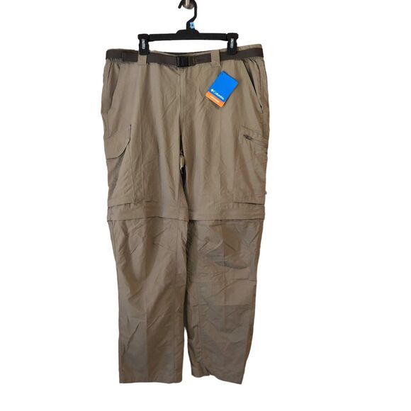 NEW Columbia Silver Ridge Convertible Pants Mens 44x32 Omni Shade Zip Off UPF 50 - Picture 3 of 9